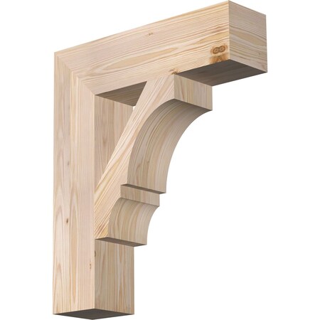 Ekena Millwork Balboa Block Smooth Bracket, Douglas Fir, 5 1/2"W x 22"D x 26"H BKT06X22X26BOA05SDF